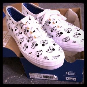 Brand New Size 7 Disney Keds, triple sole